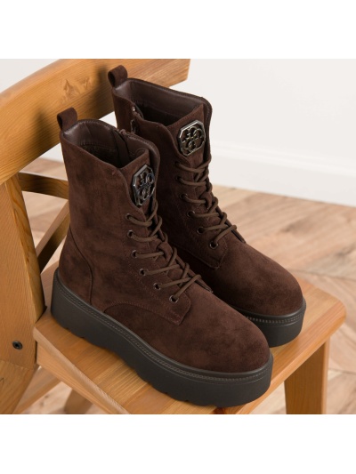 Ghete cod HX1117C Brown