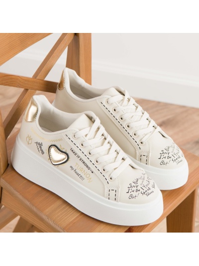 Pantofi sport cod 1001 Beige