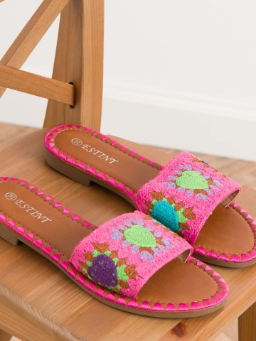 Papuci cod 1133 Fuxia
