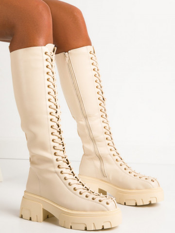 Cizme cod JJ37 Beige