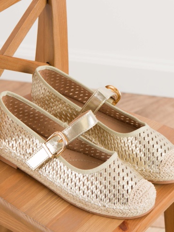 Espadrile cod N25-1756 Gold