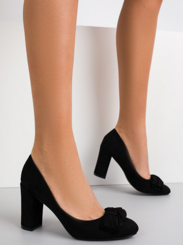 Pantofi cu toc cod L409 Black