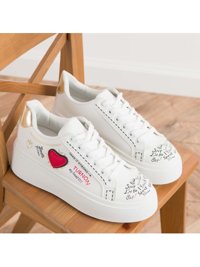 Pantofi sport cod 1001 White