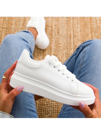Pantofi sport cod J-1860 White