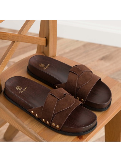 Papuci cod OH578 Brown