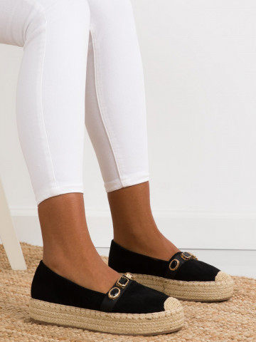 Espadrile cod M6662-17 Black