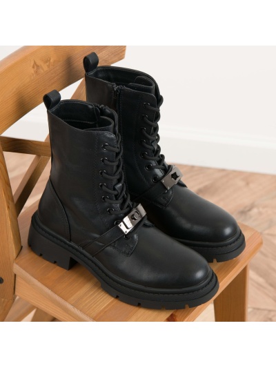 Ghete cod RQ522 Black/Gun