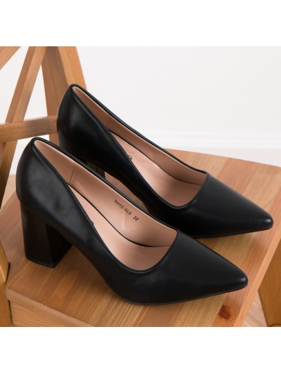 Pantofi cu toc cod YH10-89A Black