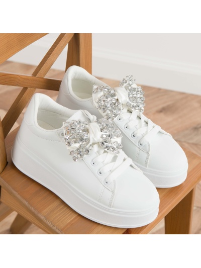 Pantofi sport cod B24-1599 White