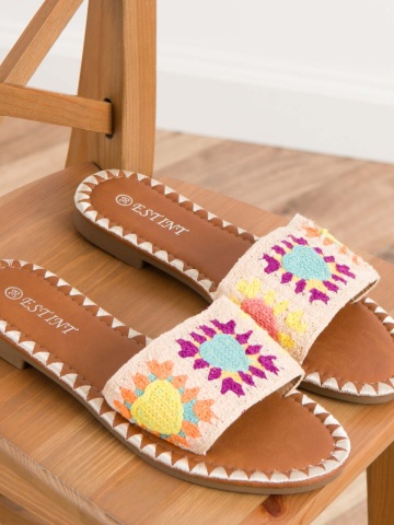 Papuci cod 1133 Beige