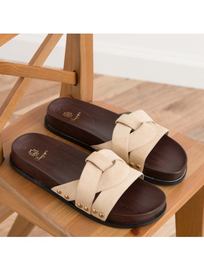 Papuci cod OH578 Beige