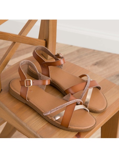 Sandale cod 5206 Camel