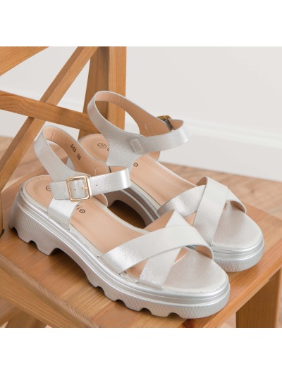 Sandale cod 848 Silver