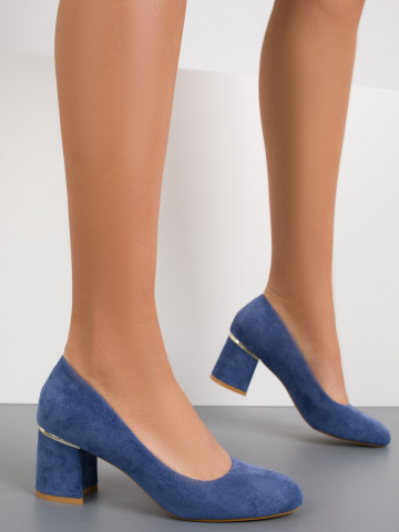 Pantofi cu toc cod XY26 Blue