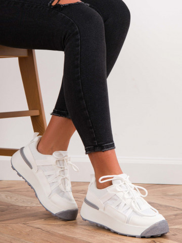 Pantofi sport cod BL512 White