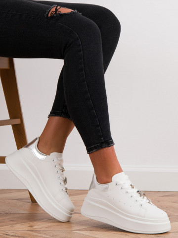 Pantofi sport cod LA260 Silver