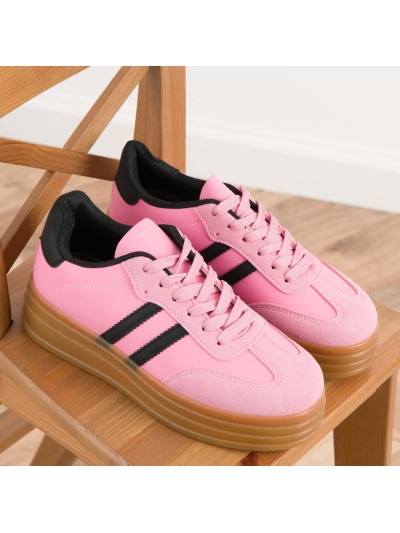 Pantofi sport cod T008 Pink/Black