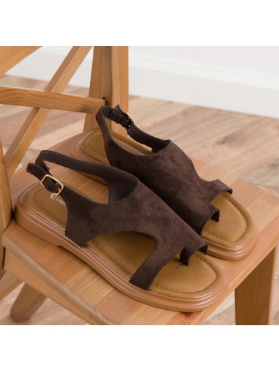 Sandale cod R863 Brown
