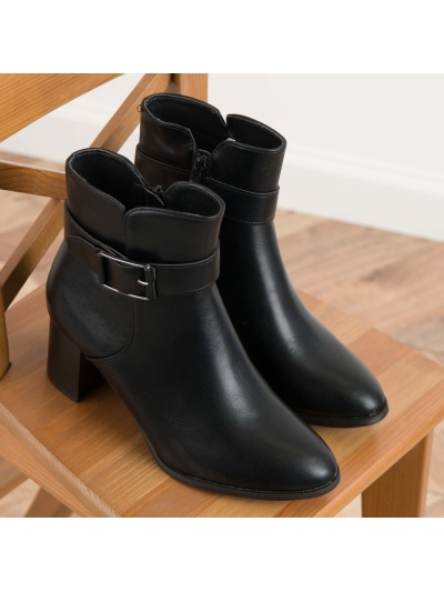 Botine cod F6322 Black