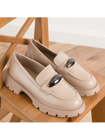 Pantofi casual cod T851 Beige