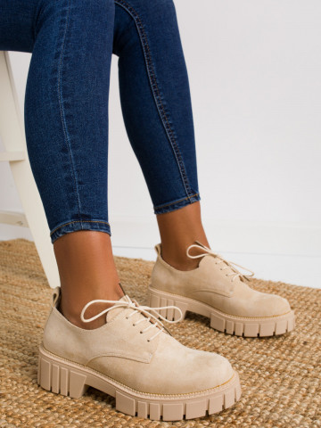 Pantofi casual cod UK87 Beige