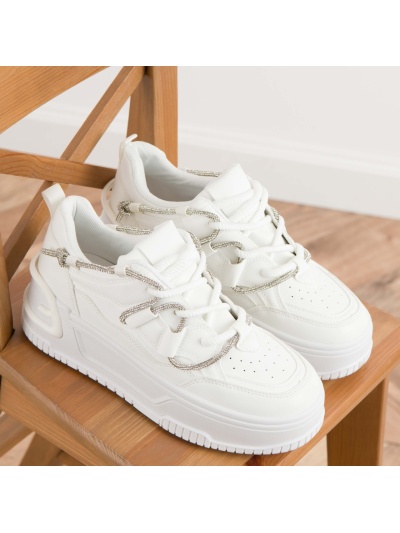 Pantofi sport cod A-109 White