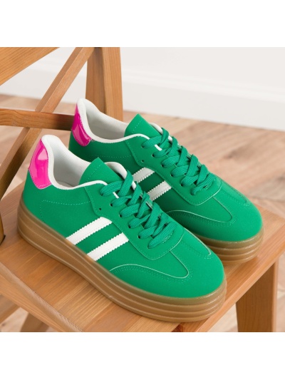 Pantofi sport cod T008 Green/White
