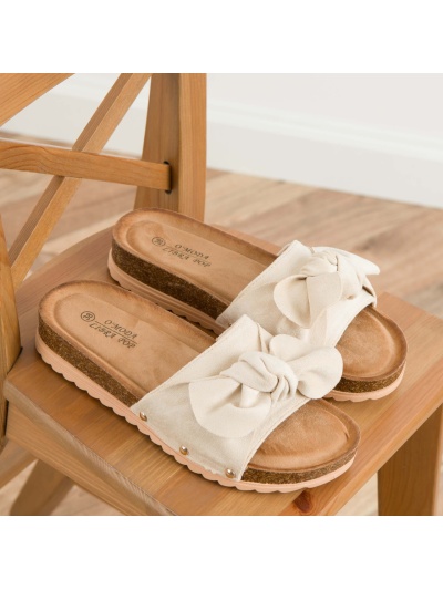 Papuci cod 89-5 Beige