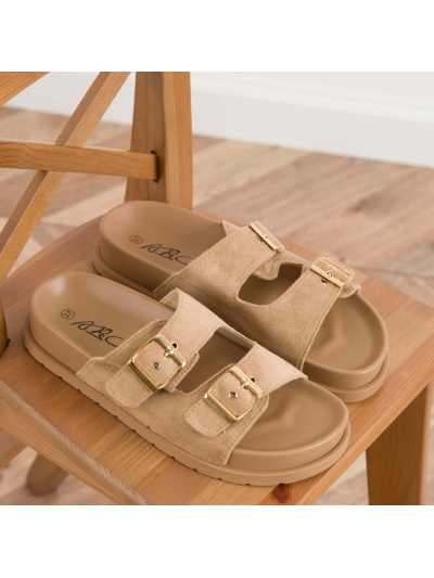 Papuci cod H88-7 Camel