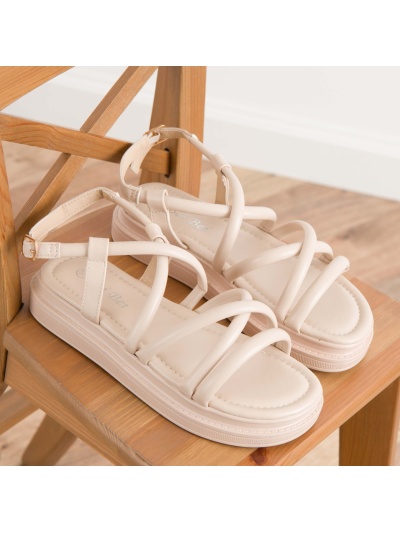Sandale cod F158 Beige