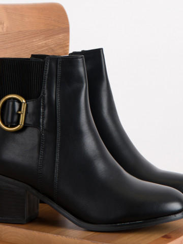 Botine cod 6593 Black