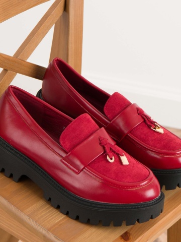 Pantofi casual cod 77-574 Wine