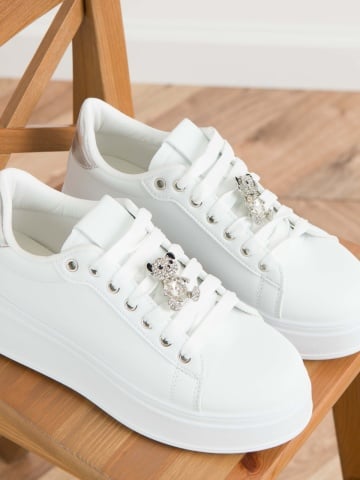 Pantofi sport cod BK18 White/Silver