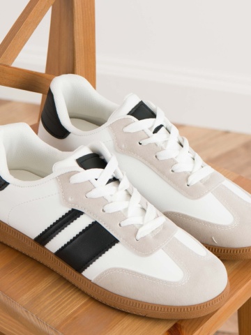 Pantofi sport cod D001 White/Black