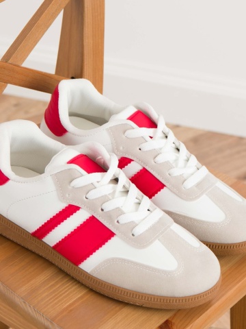 Pantofi sport cod D001 White/Red
