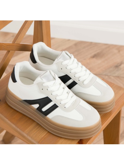 Pantofi sport cod YY110 White/Black