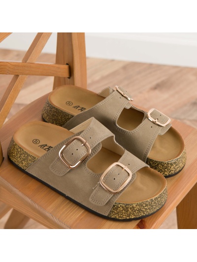 Papuci cod H88-6 Khaki