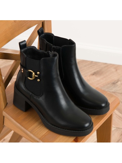 Botine cod 68255 Black