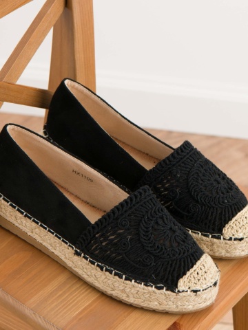 Espadrile cod HX1109 Black
