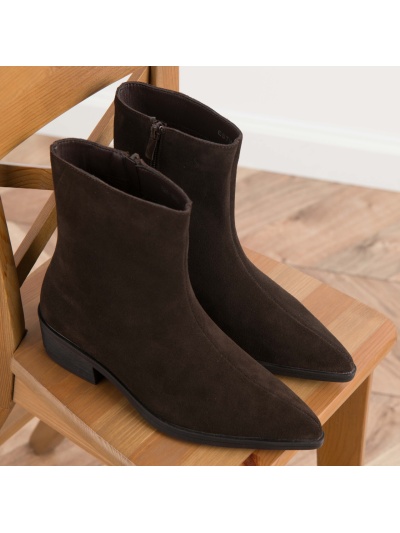 Ghete din piele naturala cod B26-1015 Coffee