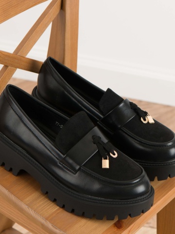 Pantofi casual cod 77-574 Black