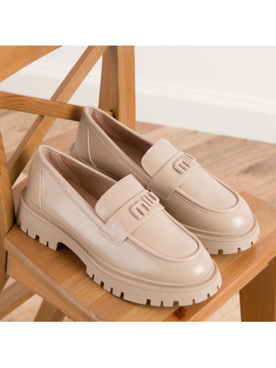 Pantofi casual cod T832 Beige