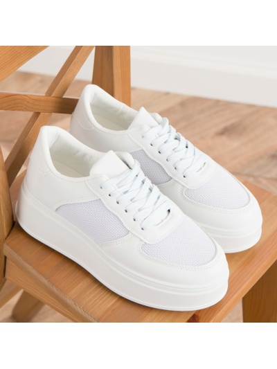 Pantofi sport cod BK166 White
