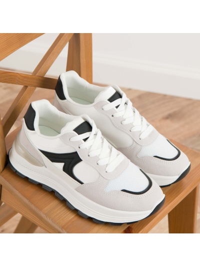 Pantofi sport cod K1778 White