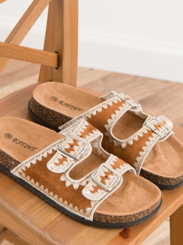 Papuci cod 1139 Camel