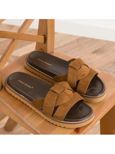 Papuci cod 1521 Camel