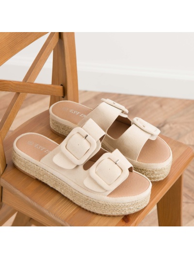 Papuci cod X24-1187 Beige