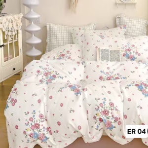 Lenjerie în Cutie Cadou din Finet Premium 6 Piese cu Elastic-ER 04