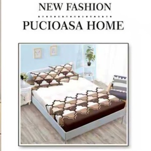 Lenjerie cu Elastic din Finet 4 Piese pentru Pat Matrimonial-FE4L 366 - Img 3