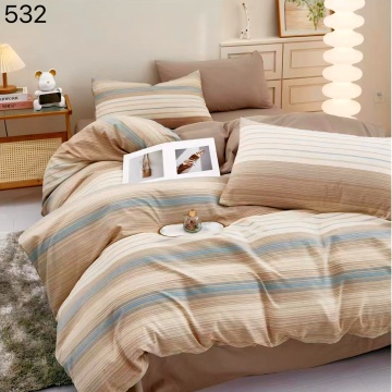 Lenjerie Finet 6 Piese cu Cearceaf Normal pentru Pat Matrimonial-GR6E 532